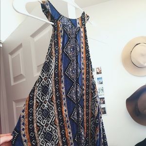 Tribal print high neck shirt